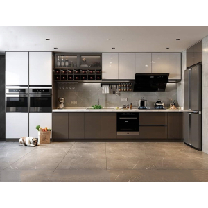 Tủ bếp thông minh hình chữ L có tủ rượu NV-5069