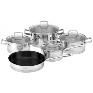 Bộ Xoong Nồi 5 Món DMESTIK E005 Chính Hãng