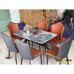 Bộ Ghế Bàn Ăn 6 Cái Cao Cấp Navier NV-4001-GN