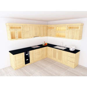 Tủ Bếp Thông Minh Sồi Nga Chống Ngả Màu NV-5076