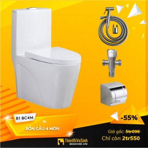Combo Bồn cầu 903 4 Món Tiêu Chuẩn - B1 BC4M